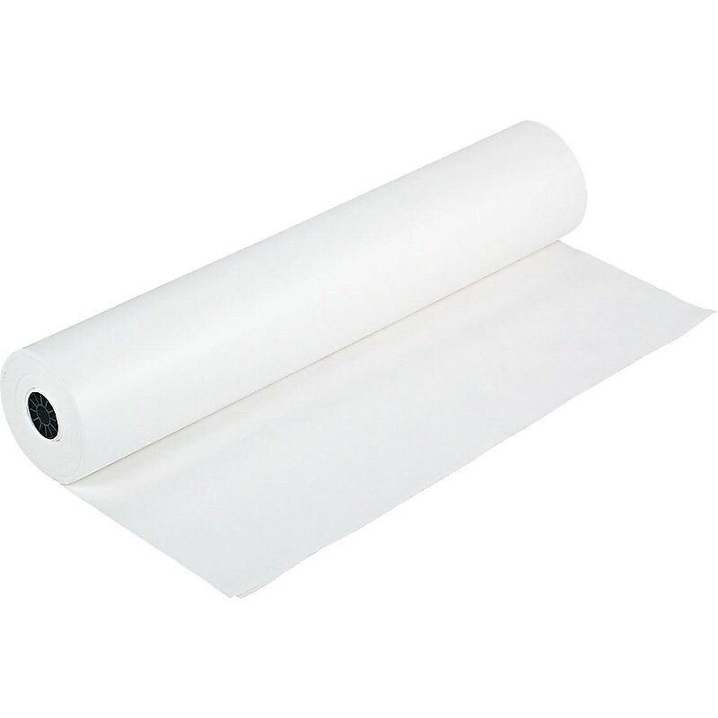 Rainbow Duo-Finish Paper Roll, 36"W x 1000'L, White (0063000) image 1