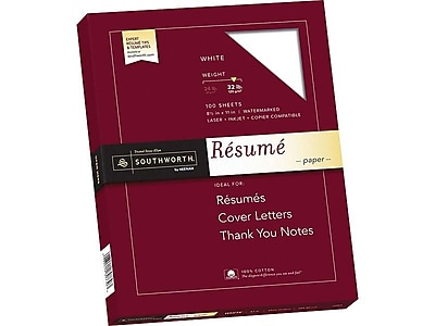 SOUTHWORTH 100 Cotton Resume Paper - Sp46530575 Sc7