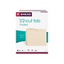 Smead File Folders, 1/2-Cut Tab, Letter Size, Manila, 100/Bx (10320)~#|#~sp46530601_sc7