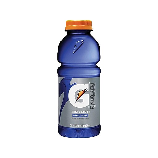 Gatorade® Sports Drink, 20 oz, Grape Flavor, 24 pack at Staples