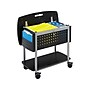 Safco Mobile Mobile Vertical File Cabinet, Letter/Legal Size, Lockable, 27"H x 29.75"W x 18.75"D, Black/Silver (5370BL)~#|#~sp46530693_sc7