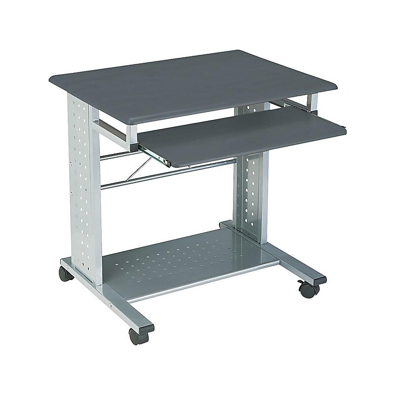 Safco Eastwinds Empire, 30" Mobile Desk, Anthracite (945ANT) image 1