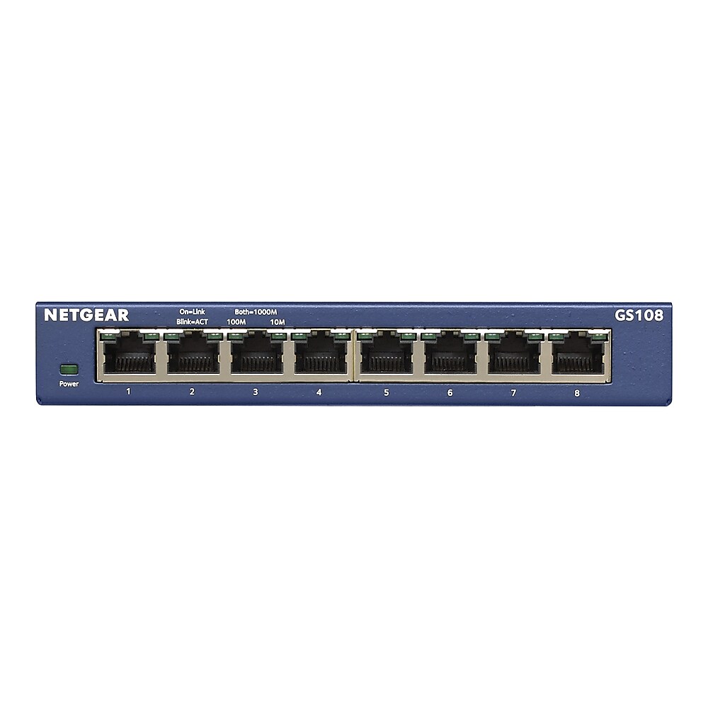 NETGEAR® ProSAFE® 8-port gigabit ethernet switch