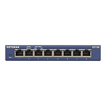 NETGEAR 8-Port Gigabit Ethernet Unmanaged Switch, Plug-and-Play (GS108-400NAS)
