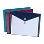 Pendaflex Standard Plastic Filing Envelope, Letter, Assorted Colors, 4/Pack (90016)~#|#~sp46530926_sc7