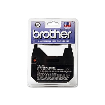 Brother 1230 Typewriter Ribbons, Black, 2/Pack (1230)