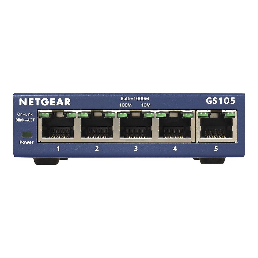 NETGEAR® ProSAFE® 5-port gigabit ethernet switch
