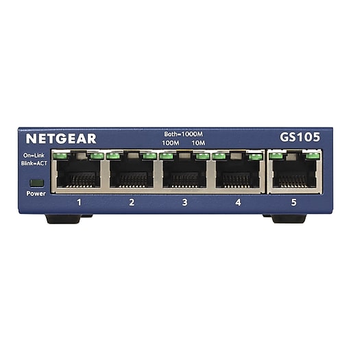 NETGEAR 5Port Gigabit Unmanaged Switch, PlugandPlay