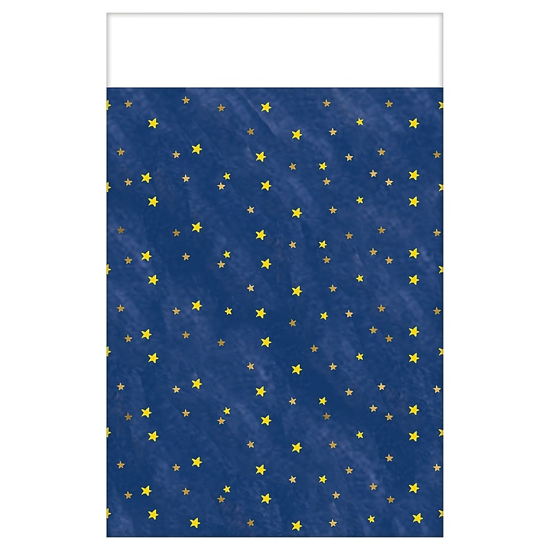 Amscan Twinkle Little Star Baby Shower Paper Table Cover, Pack of 3 (572152) image 1