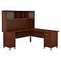 Bush Furniture Somerset 72"W L Shaped Desk with Hutch, Hansen Cherry (SET001HC)~#|#~sp46631364_sc7