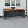 Bush Business Furniture Westfield 72"W Office Desk, Natural Cherry/Graphite Gray (WC72436)~#|#~sp46631527_sc7