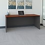 Bush Business Furniture Westfield 72"W Office Desk, Hansen Cherry/Graphite Gray (WC24436)~#|#~sp46631562_sc7