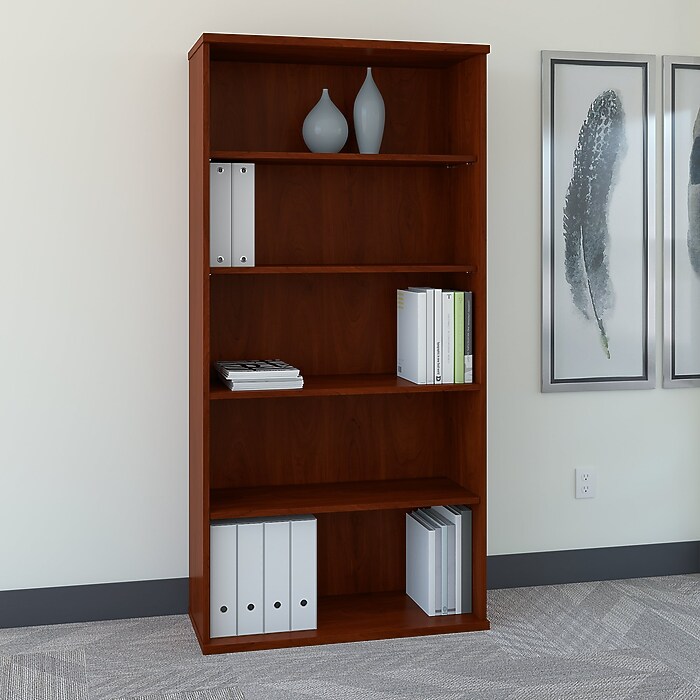 Bush Business Furniture Series C 5-Shelf Bookcase, 73