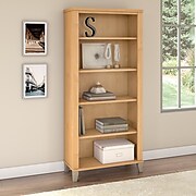 Bush Furniture Somerset 5 Shelf Bookcase, Maple Cross (WC81465)