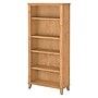 Bush Furniture Somerset 65"H 5-Shelf Bookcase with Adjustable Shelves, Maple Cross Laminate (WC81465)~#|#~sp46631867_sc7