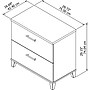 Bush Furniture Somerset 2-Drawer Lateral File Cabinet, Letter/Legal Size, 29.11"H x 29.57"W x 21.65"D, Maple Cross (WC81480)~#|#~sp46631877_sc7