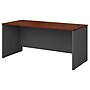Bush Business Furniture Westfield 66W x 30D Office Desk, Hansen Cherry/Graphite Gray (WC24442A)~#|#~sp46632488_sc7