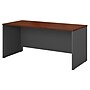 Bush Business Furniture Westfield 60"W Credenza Desk, Hansen Cherry/Graphite Gray (WC24461)~#|#~sp46632577_sc7
