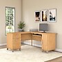 Bush Furniture Somerset 60"W L Shaped Desk with Storage, Maple Cross (WC81430K)~#|#~sp46632591_sc7