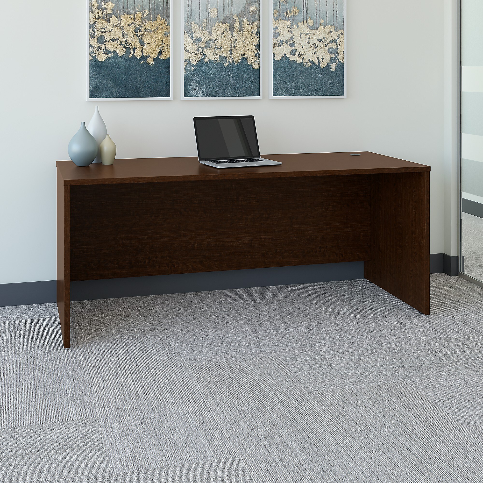 Bush Business Furniture Westfield 72″W Office Desk, Mocha Cherry (WC12936) Sansujyuku sansujyuku.com