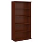 Bush Business Furniture Series C 73" 5-Shelf Bookcase with Adjustable Shelves, Mahogany Laminated Wood (WC36714)~#|#~sp46632628_sc7