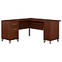 Bush Furniture Somerset 60"W L Shaped Desk with Storage, Hansen Cherry (WC81730K)~#|#~sp46632762_sc7