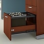 Bush Business Furniture Office in an Hour Cubicle Storage with Cabinet, Paper Tray, & Pencil Holder, Hansen Cherry (WC36490-03K)~#|#~sp46632814_sc7