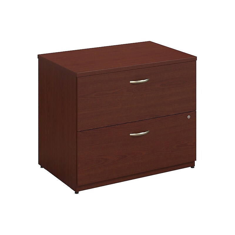 Bush Business Furniture Westfield Lateral File Cabinet, Mahogany (WC36754CSU) image 1