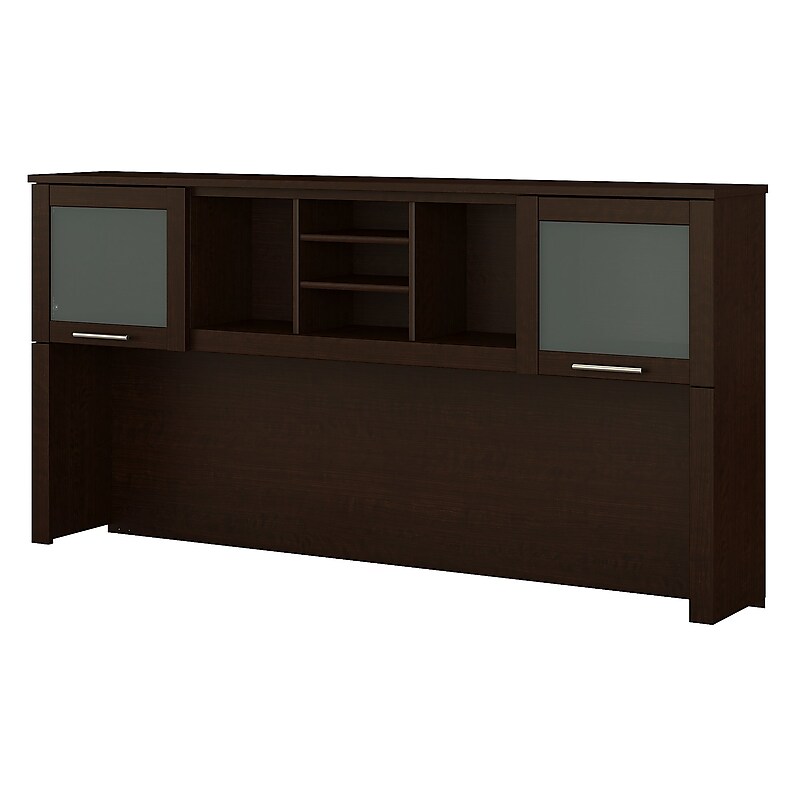Bush Furniture Somerset 72"W Desktop Hutch, Mocha Cherry (WC81811) image 1
