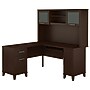 Bush Furniture Somerset 60"W L Shaped Desk with Hutch, Mocha Cherry (SET002MR)~#|#~sp46633013_sc7