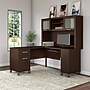 Bush Furniture Somerset 60"W L Shaped Desk with Hutch, Mocha Cherry (SET002MR)~#|#~sp46633107_sc7
