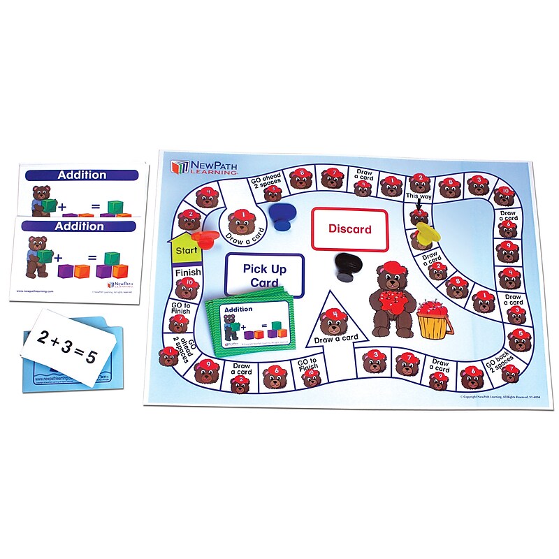 New Path Learning Math Readiness Learning Center Games, Addition, Grades K-2 (NP-230024) image 1