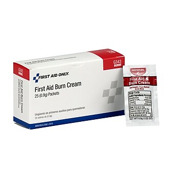 First Aid Only Burn Cream, 30 Boxes/Carton (G343FC)
