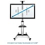 Mount-It! 2-Shelf Mobile TV Cart Height Adjustable for 32"-70" Displays (MI-875)~#|#~sp4673096_sc7