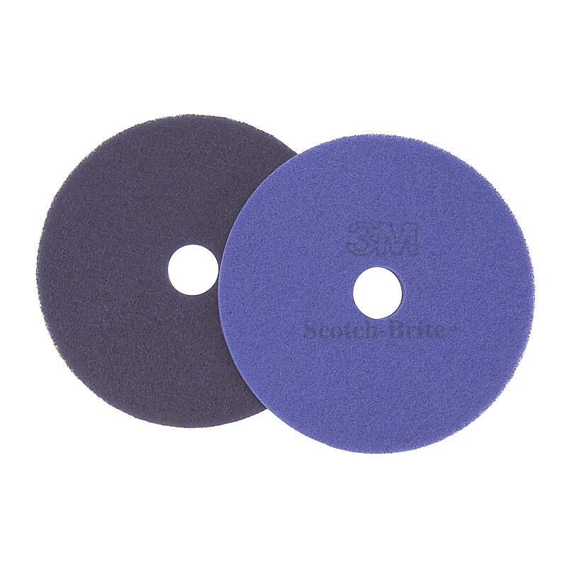 Scotch-Brite 20" Polishing Floor Pad, Purple, 5/Carton (8418) image 1