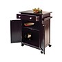 Winsome Savannah Wood Kitchen Cart, Espresso (92626)~#|#~sp46776519_sc7