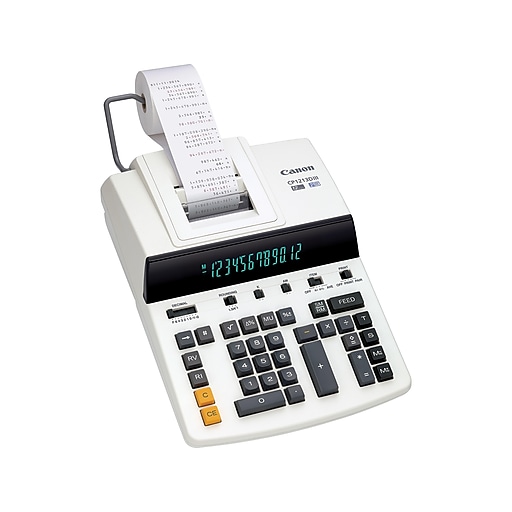 9933B001 12-Digit Desktop Printing Calculator, White | Staples