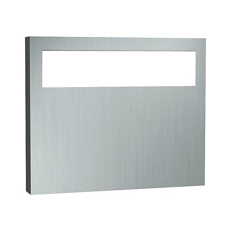 ASI Toilet Seat Cover Dispenser, Half-fold, Silver Satin (10-0477-SM) image 1