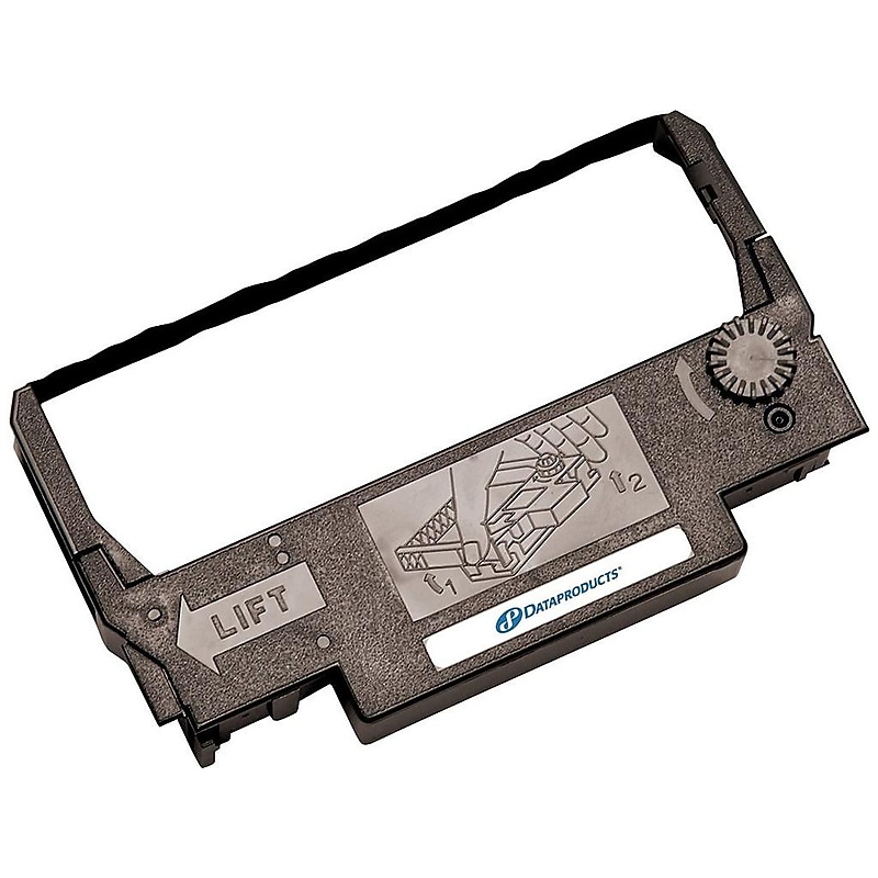 DataProducts Black Print Ribbon, 6/Box (E2110) image 1