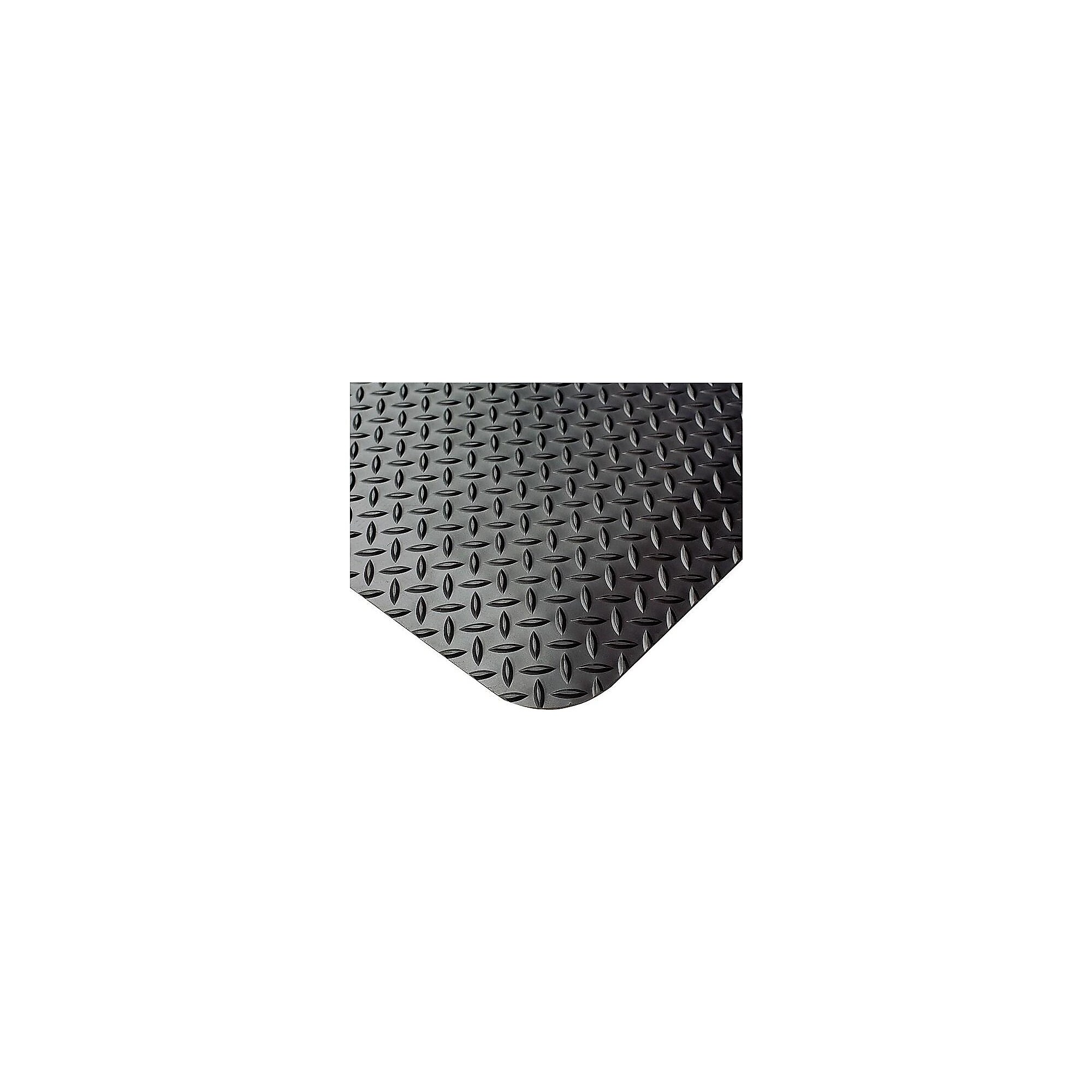 Crown Mats #500 Industrial Deck Plate Anti-Fatigue Commercial, 2′ x 3′, Black (CD 0023DB) Sansujyuku sansujyuku.com