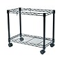 Fellowes Metal Mobile File Cart with Dual Wheel, Black (45081)~#|#~sp46777803_sc7