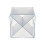 Deflect-O Cube 4 Compartment Stackable Plastic Compartment Storage, Clear (350201)~#|#~sp46777811_sc7