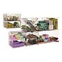 Deflect-O Cube 1 Compartment Stackable Plastic Compartment Storage, Clear (350501)~#|#~sp46777820_sc7