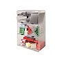 Deflect-O Cube 1 Compartment Stackable Plastic Compartment Storage, Clear (350501)~#|#~sp46777822_sc7