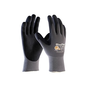 ｉ MaxiFlex 34-874 Nitrile Coated Nylon/Elastane Gloves, Large, 15