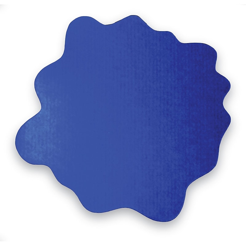 Floortex Colortex Sploshmat Multi-Purpose High Chair/Play Mat for Hard Floors, 40" x 40", Blue (FC124040PBV) image 1