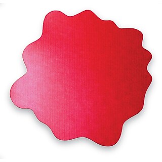 TRU RED Unbreakable 3‑Pocket Plastic Letter Wall File, Clear