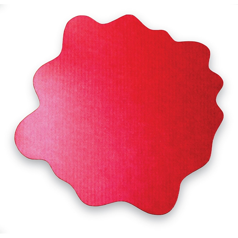 Floortex Colortex Sploshmat Multi-Purpose High Chair/Play Mat for Carpets, 40" x 40", Red (FC114040PRV) image 1