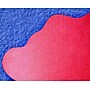 Floortex Colortex Sploshmat Multi-Purpose High Chair/Play Mat for Carpets, 40" x 40", Red (FC114040PRV)~#|#~sp4682517_sc7