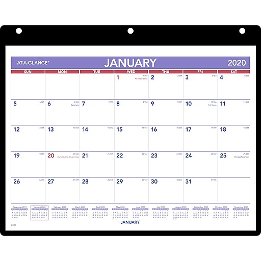 Shop Staples for 2020 ATAGLANCE 11" x 8" Monthly Desk/Wall Calendar